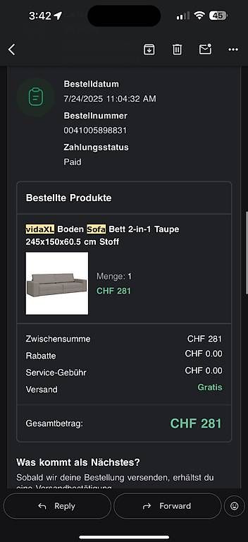 Vidaxl Sofas: Bettsofa – Gebraucht aus Erlenbach ZH von jil_q8dh 3