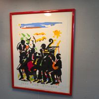 1979 Don Scott Jazz Litho jazz new orleans, signiert limmit