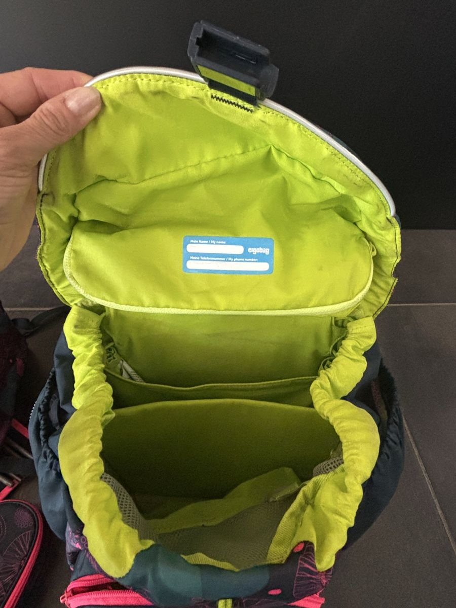 Ergobag Kindertaschen: Ergobag Schulrucksack Set pinkgrün Mädchen gebraucht – Gebraucht aus Dompierre VD von Ruby18 4