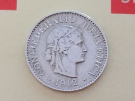 5 Rappen 1912 ss-vz, nur 3,0 Mio!