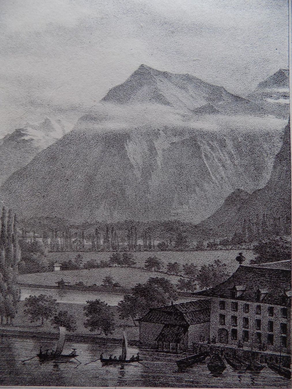 Gravures: Vue de Niesen Berner Oberland – D'occasion à Risch par Antikfee 7