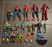 16 figurines, Marvel, Comics, Maître de l'univers, etc