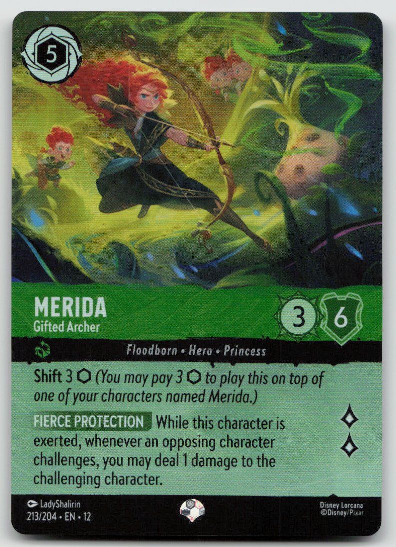 Disney Sammelbilder & Trading cards: Lorcana MERIDA 213/204 EN-12 EPIC – Gebraucht aus Lugano von VlaseCard