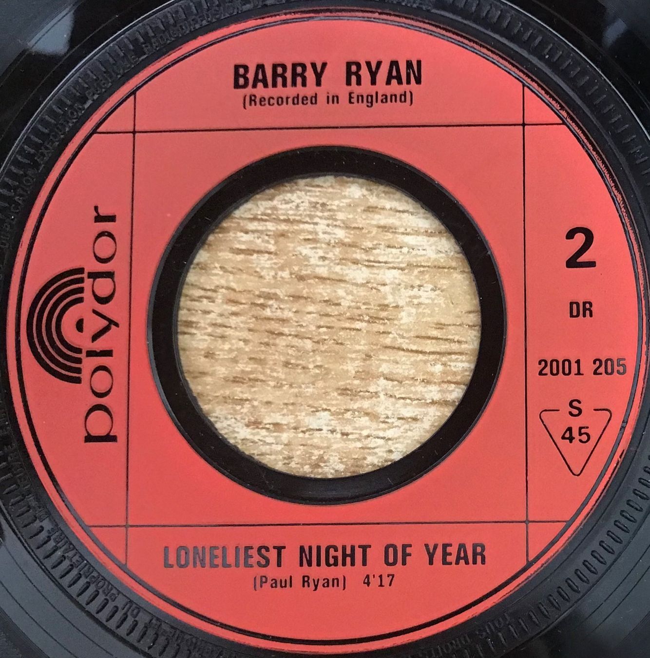 Vinyles: BARRY RYAN - RED MAN – D'occasion à Bussigny par vinyl-pas-cher 3