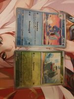 Pokémon Karten Schillok und Bisasam Mew 151 DE Holo/