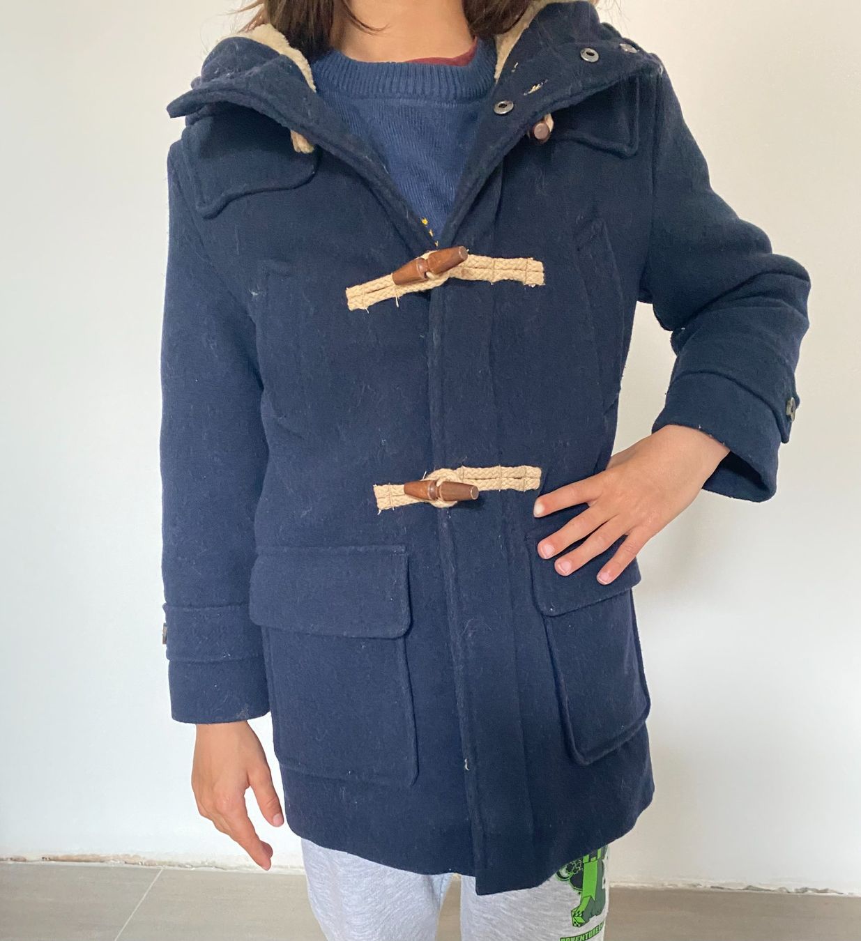 Zara Jacken & Mäntel: Montgomery Duffle-coat garçon doublé sherpa, capuche, 112 – Gebraucht aus Clarmont von sil_59s9 1