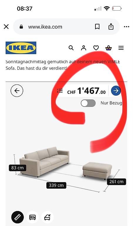 Divani: Gemütliches Sofa mit Bettfunktion & Hocker, hell-beige, t... – Usato da Zugerberg venduto da fil_n2s8