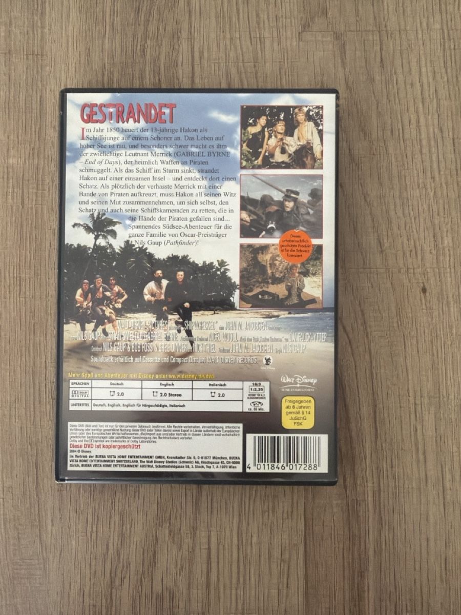 Tutti i DVDs: Gestrandet (1990,selten) DVD – Usato da Hagendorn venduto da masterchieff 1