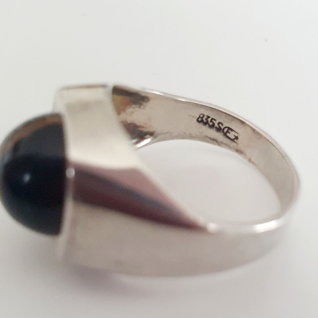 Anelli: Silberring 835 mit Tigerauge Edelstein, Grösse 15.9 mm – Usato da Kreuzlingen venduto da Wunderkiste123 7