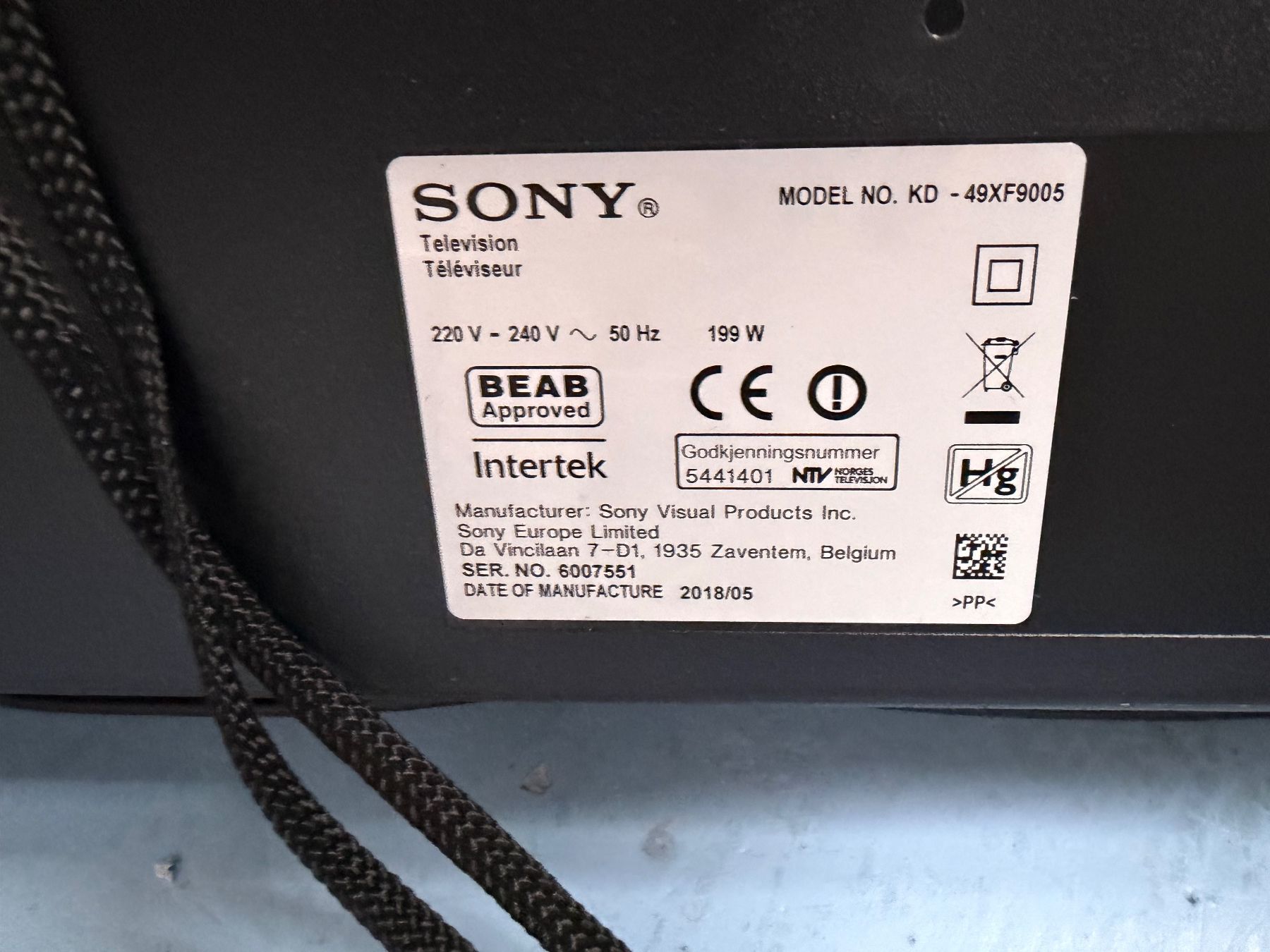 Sony Fernseher: Sony 49-inch LED TV – Gebraucht aus Zürich von mar_hs6l 3