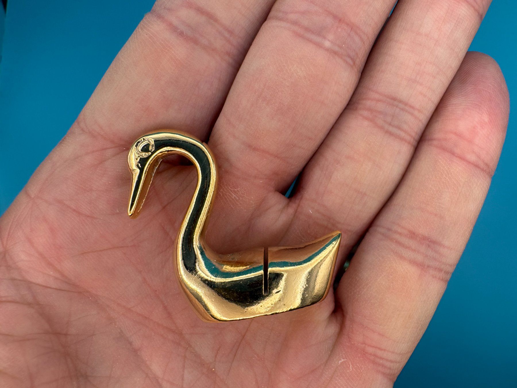 Tutte le decorazioni: Tischkartenhalter Schwan vergoldet – Usato da Elgg venduto da Jo_Naj 1