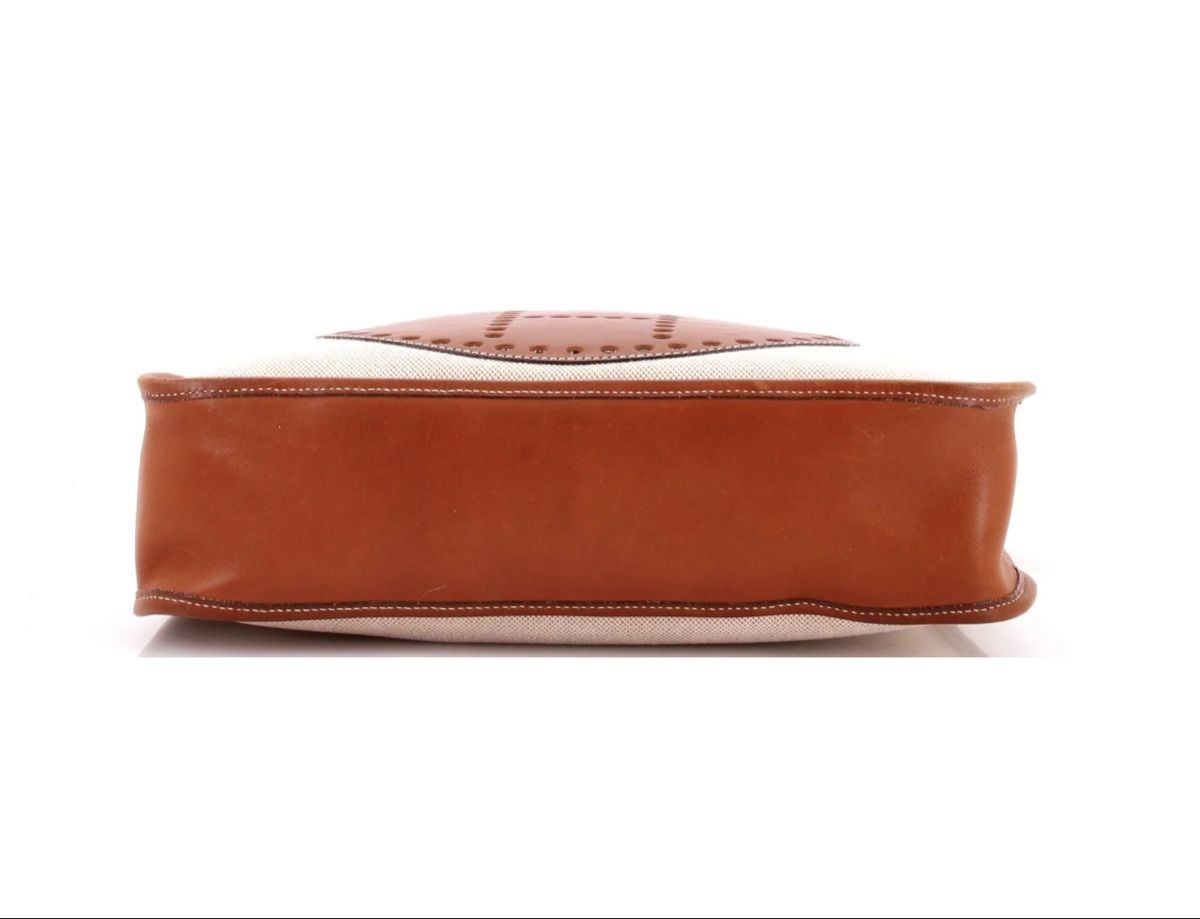 Hermès Borse da donna: Hermes Evelyne Canvas & Brown Leather – Usato da Zollikon venduto da houseofsamar 2