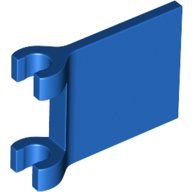 Lego 2x Castle Flagge (80326) blau