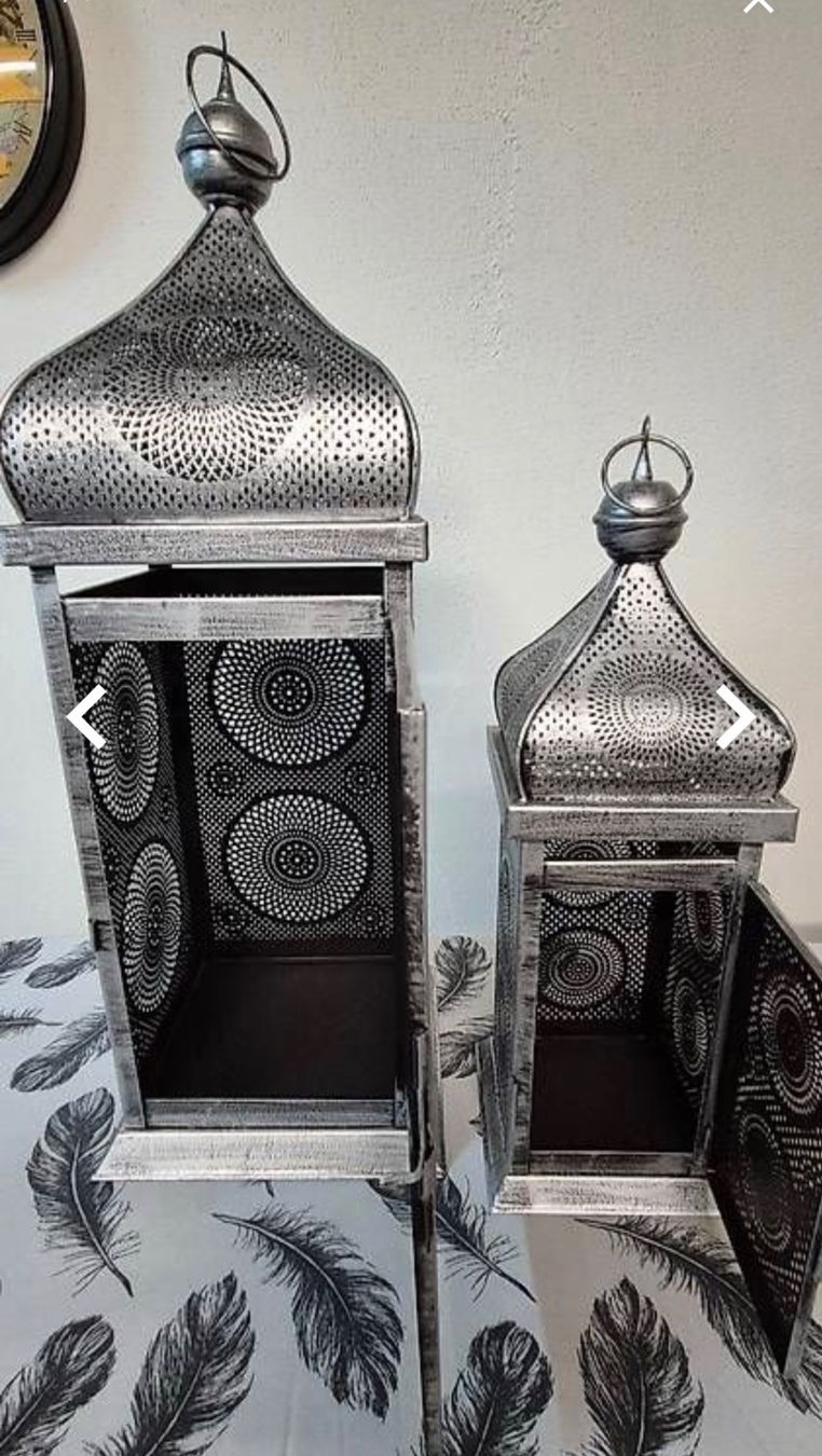Lanterne: Schönes 2er Set Laternen im orientalischen Stil – Usato da Bern venduto da hinterdemberg 2