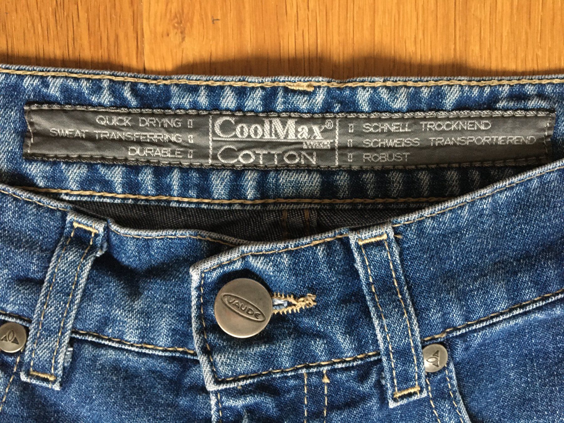 Jeans: VAUDE - Jeanshose CoolMax Cotton, 36 – Usato da Meisterschwanden venduto da Lapins2019 1