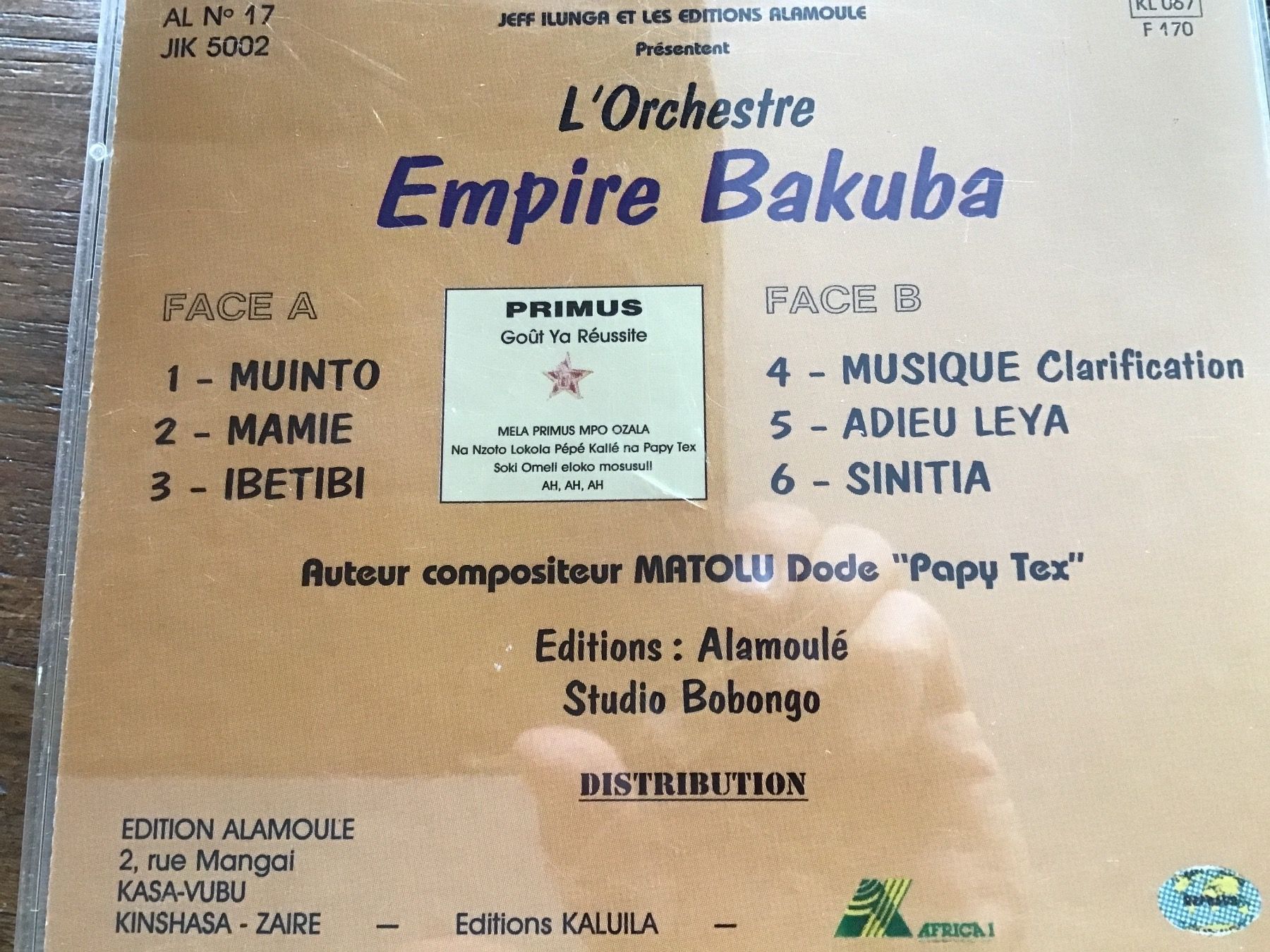 CD: L'orchestre Empire Bakuba – Usato da Thierachern venduto da sweden08 1