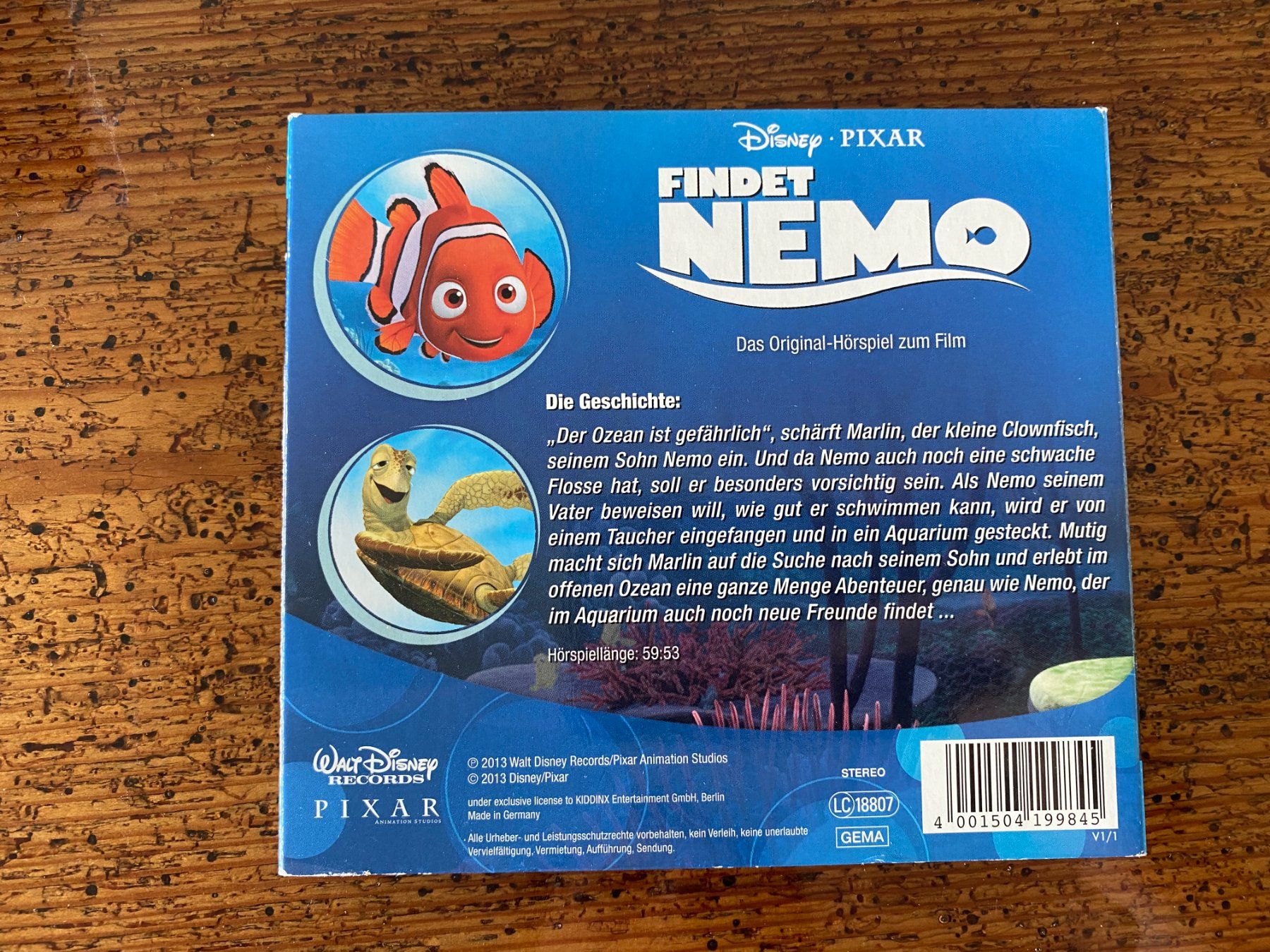 CD & DVD-Rohlinge: Findet Nemo – Gebraucht aus Teufen AR von trueblue84 1