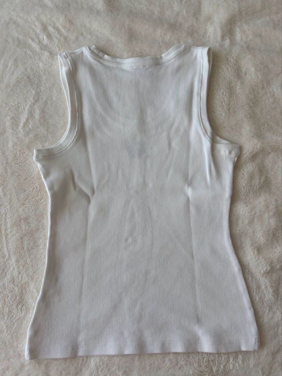 Tops: Sleeveless Tank Top in White – Neu (gemäss Beschreibung) aus Horgen von len_qjz9 1