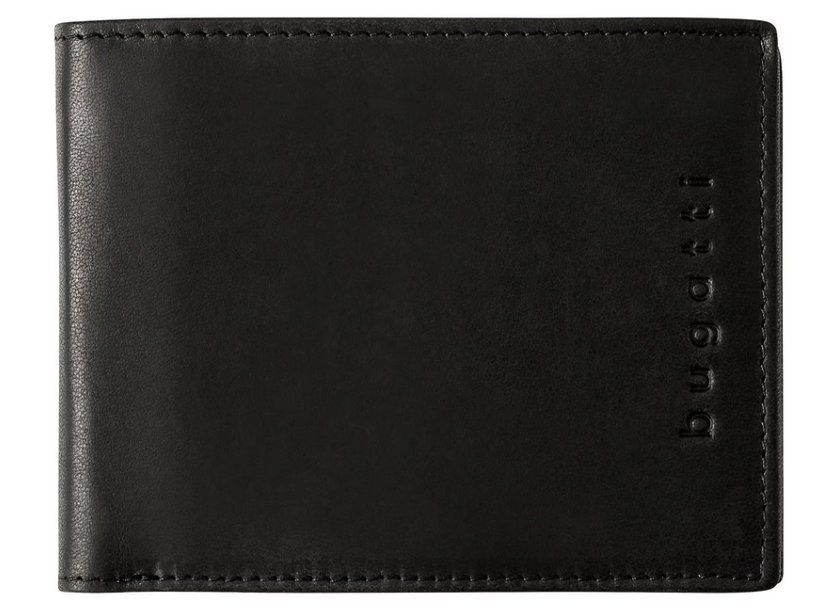 Brieftaschen: Portemonnaie Romano RFID Scheintasche Schwarz – Neu und originalverpackt aus Buchs SG von 777Jaspis 1