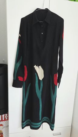 Seidenkleid Handgemalt, S