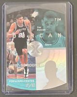 NBA Tim Duncan 1997-98 Spx Die-Cut Rookie Card Spurs