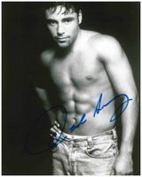 OSCAR DE LA HOYA - Grossfoto (20 x 25 cm) signiert mit COA