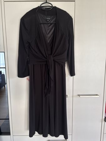 Comma Kleid und Bolero Schwarz Grösse 38 neuwertig