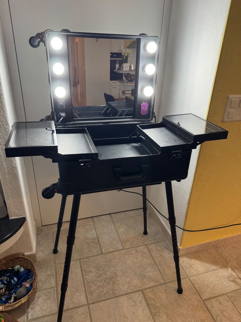 Friseureinrichtung: Profi Make-Up-Koffer mit Licht – Gebraucht aus Glattfelden von sdn_5430