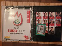 Panini EURO 2008 Album Schweiz + alle Sticker lose im Album