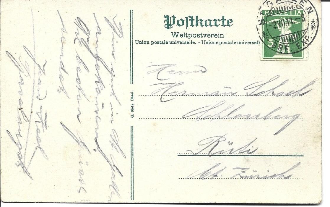 Cartoline postali: AK  St.Gallen – Usato da Appenzell venduto da mai25 1