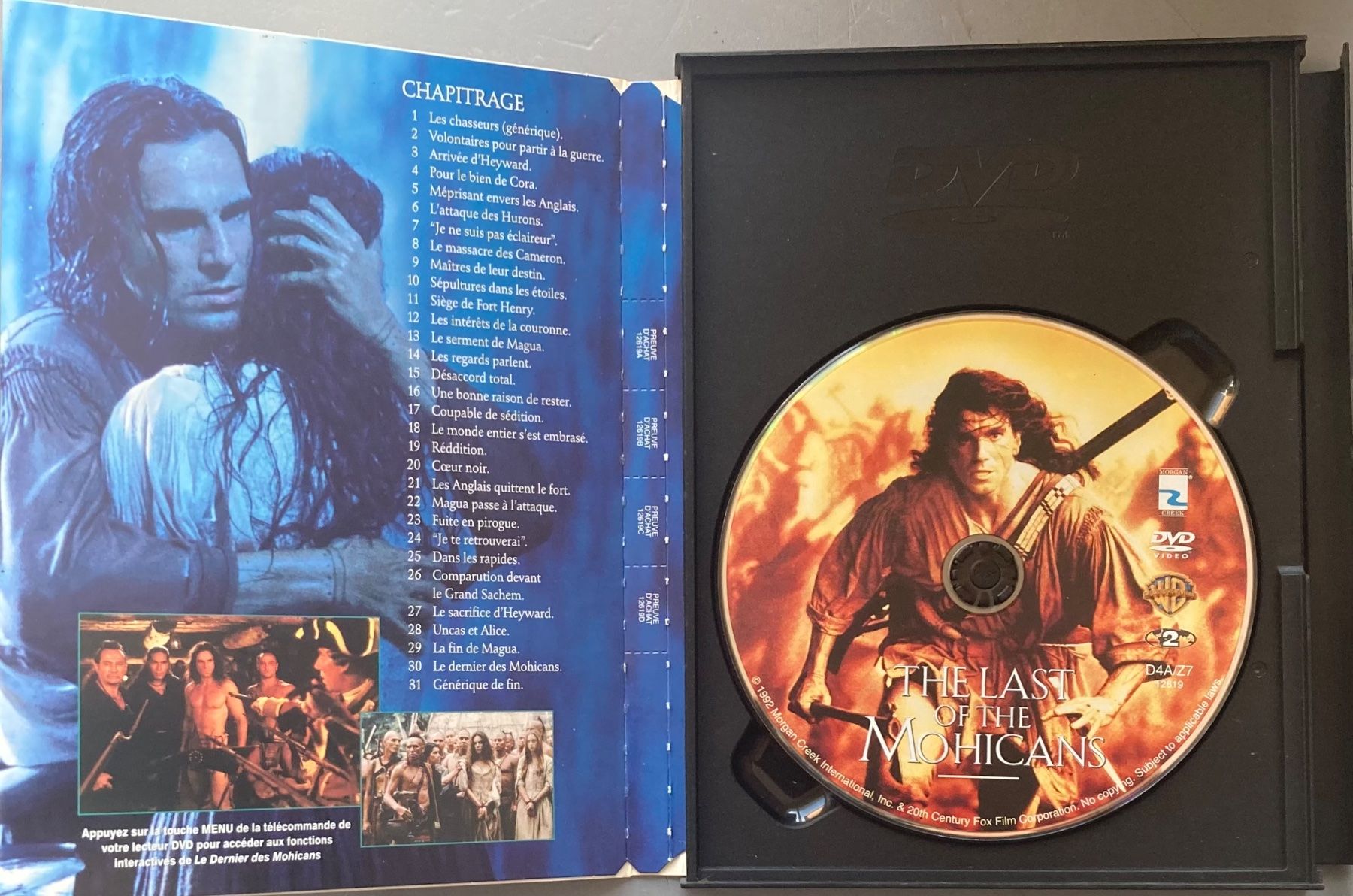 Alle DVDs: DANIEL DAY-LEWIS - LE DERNIER DES MOHICANS – Gebraucht aus Poliez-Pittet von Newtown-Records 2