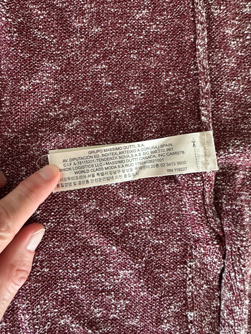 Massimo Dutti Maglioni & Felpe: Massimo Dutti, Pulli / Jäckchen, Leinen-Cotton, violett, S – Usato da Brüttisellen venduto da Molemo 3