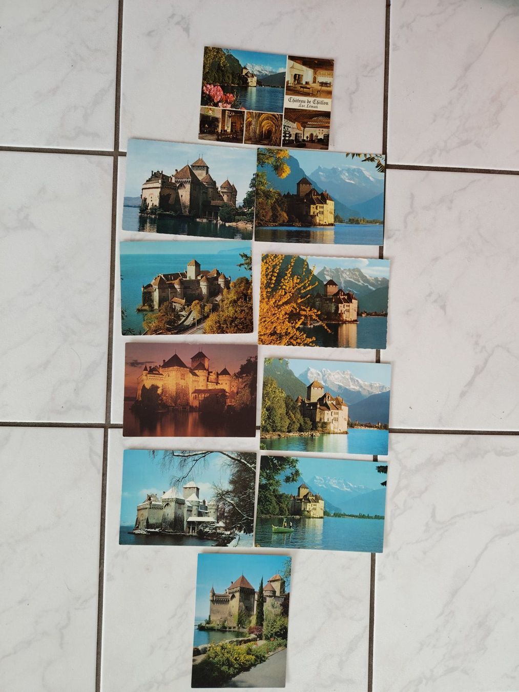 Cartes postales: Schloss Chillon Ansichtskarten, 10 Stk., – D'occasion à Ohmstal par Lebensfreude05