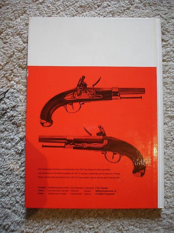 Libri: SCHWEIZER   FAUSTFEUERWAFFEN  BUCH VON HÄUSLER  1975 – Usato da Niederweningen venduto da tsnuk333 3