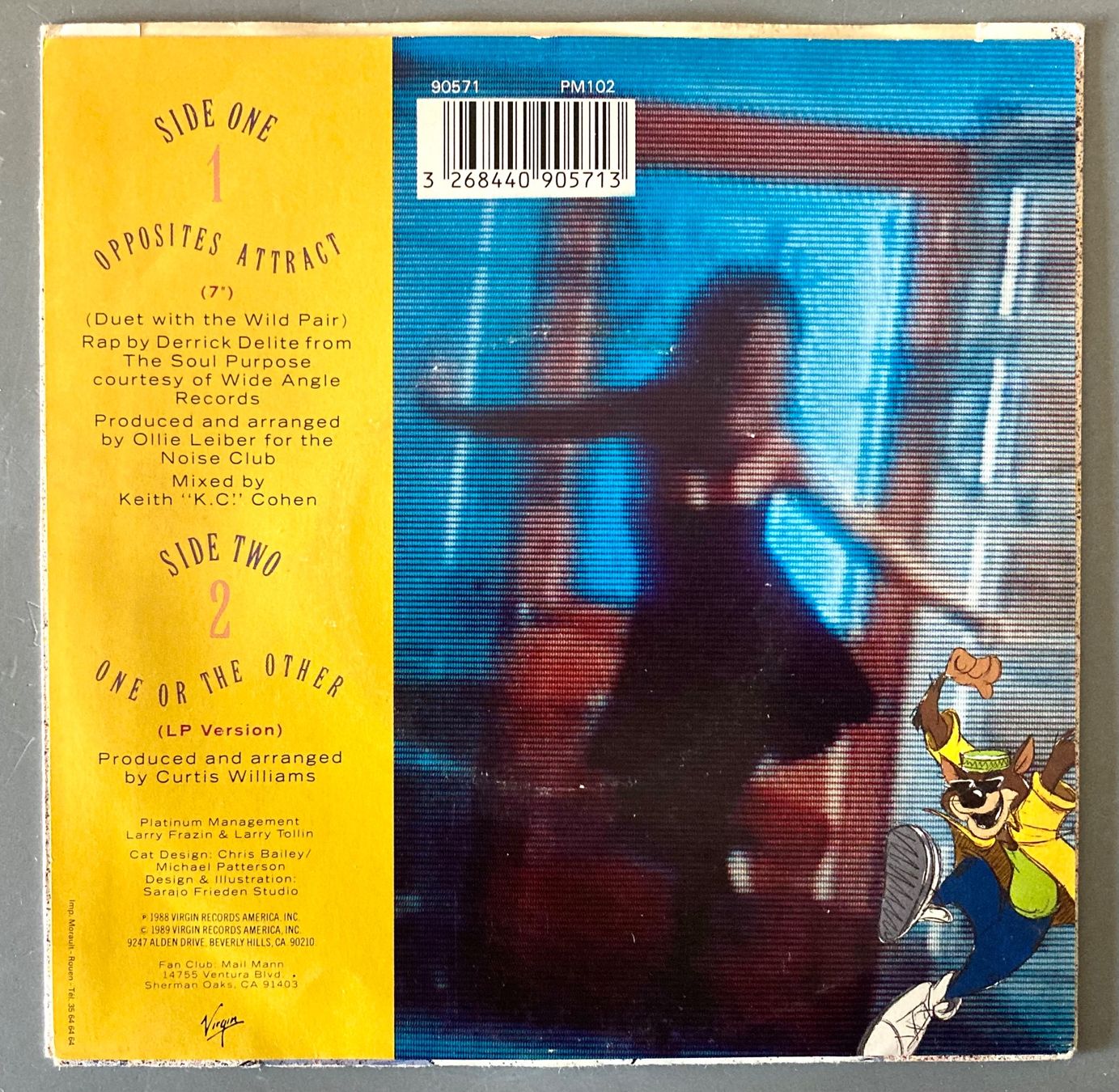 Dischi in vinile: PAULA ABDUL - OPPOSITES ATTRACT – Usato da Poliez-Pittet venduto da Newtown-Records 1