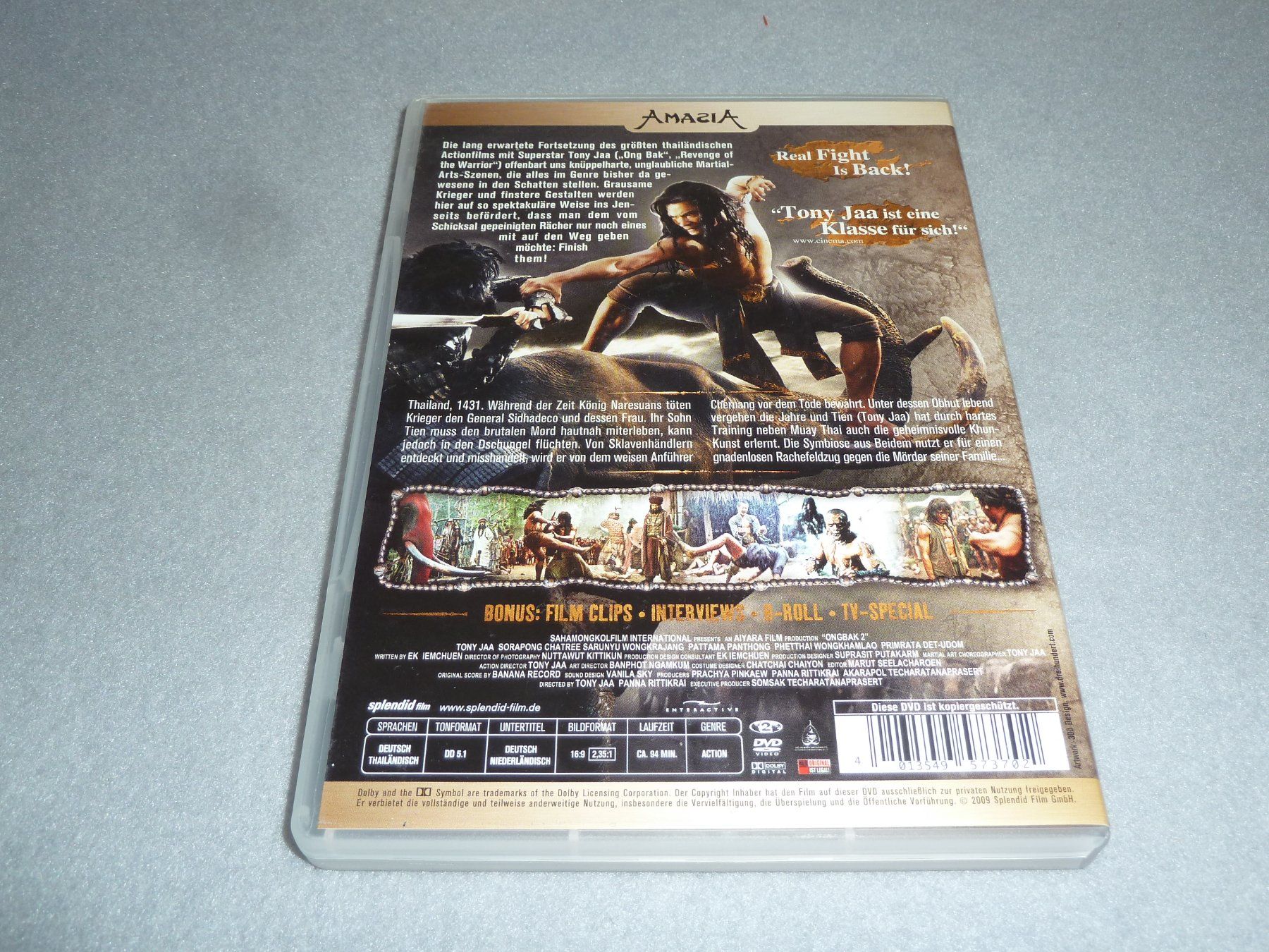 Alle DVDs: 2 DVD's - Ong Bak 2 (Special Edition) uncut – Gebraucht aus Hofstetten SO von LudoHoFl 1
