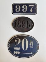 Antike Emailleschilder/Gusseisenschild