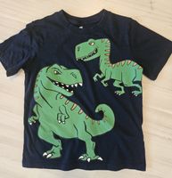 dunkelblaues Dino T-Shirt Gr. 110/116 H&M