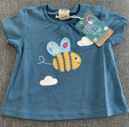 Frugi T-Shirt Bio Baumwolle Gr. 62/68, NEU