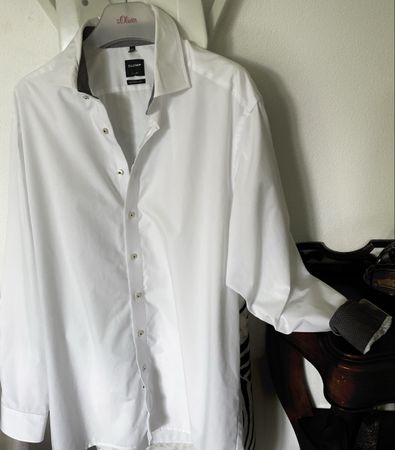 Olymp Hemd modern fit weiss Gr. 45 (17 3/4") top Sommer