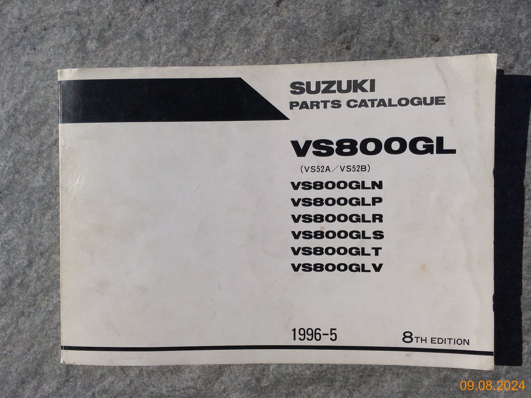 Bücher: Ersatzteilkatalog: Suzuki VS800GL – Gebraucht aus Boppelsen von Good4us2