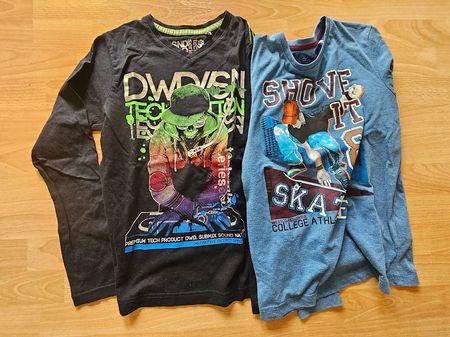 Sweat-Shirt leicht , langarm Jungen Gr. 146 (2Stk.)