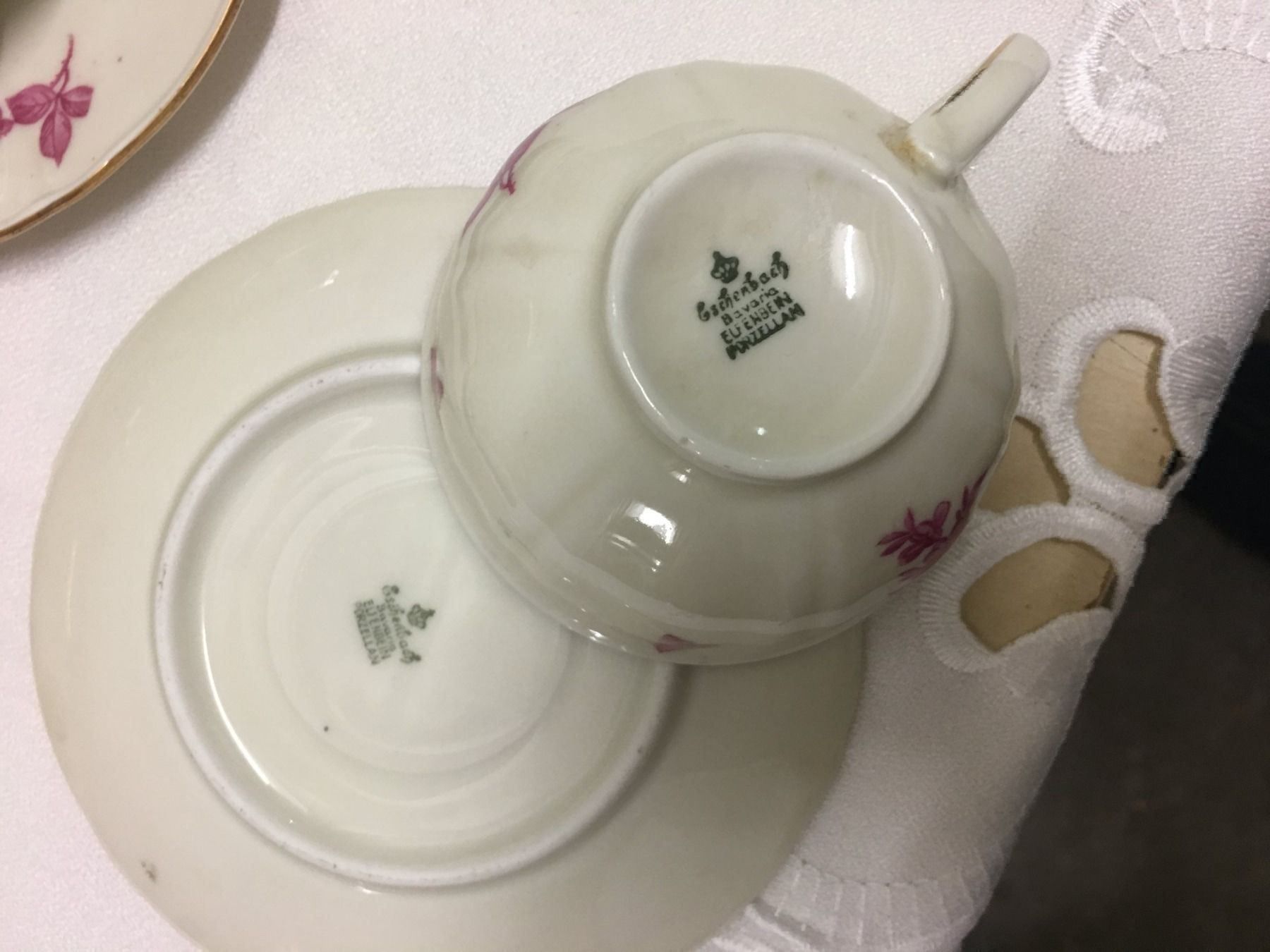 Tazze: Kaffe Set Elfenbein mit Schmetelringe – Usato da Zürich venduto da Nofelet31 1