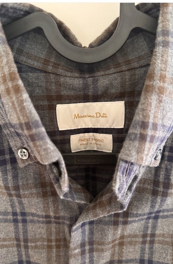 Massimo Dutti Camicie: Massimo Dutti Hemd Grau M FinestFabric – Usato da Zürich venduto da mateuszptrk 1