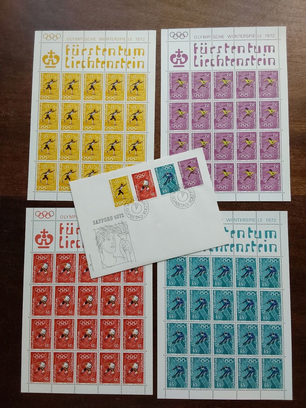 Tutti i francobolli: Erni Hans. 1972 Briefmarkenbogen.  – Usato da Steinach venduto da Chilli1957