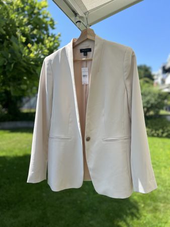 Damen Blazer Ann Taylor beige Grösse 36 neu mit Etikett