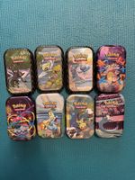 Pokémon Tins Sammelkartenboxen 8 Stck., leer