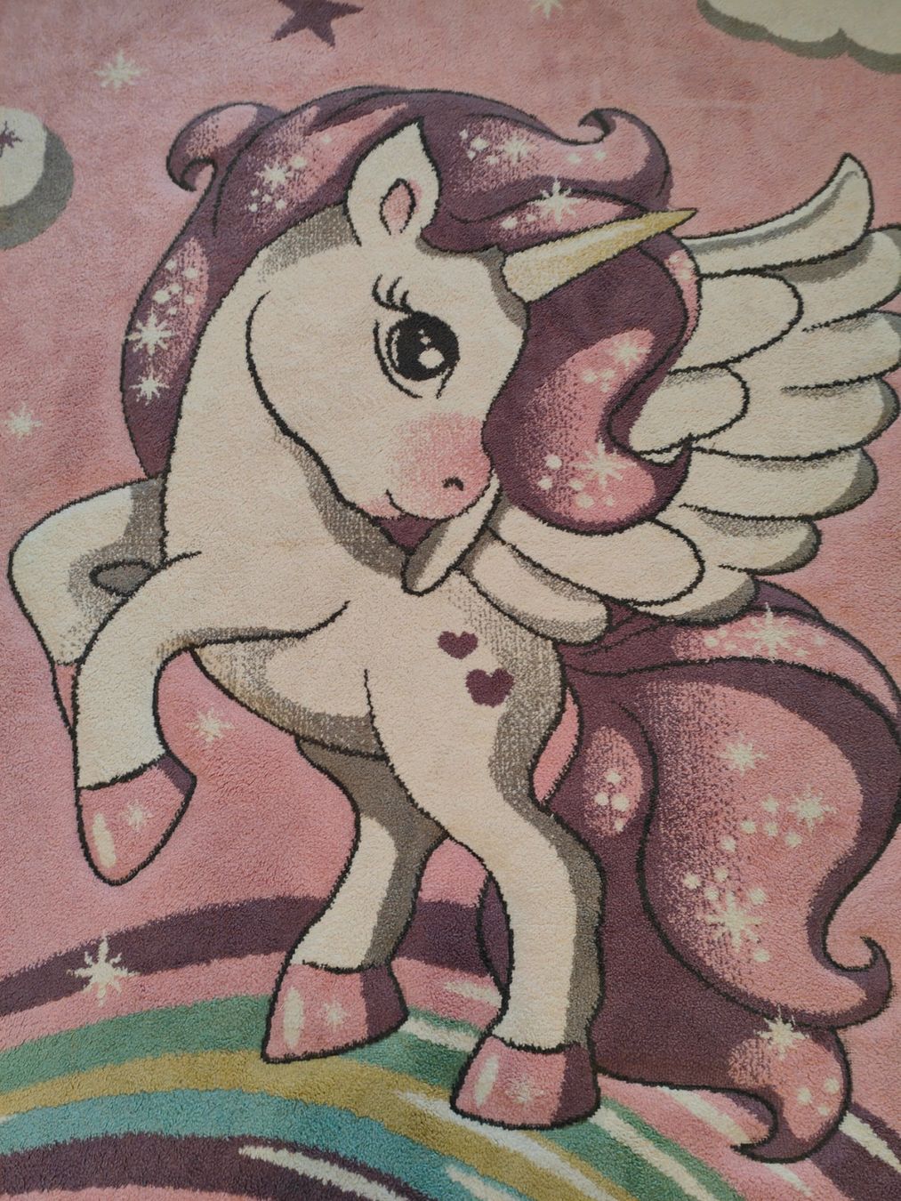 Tappeti: Kinder Teppich Einhorn pink – Usato da Schänis venduto da Achim1975 1