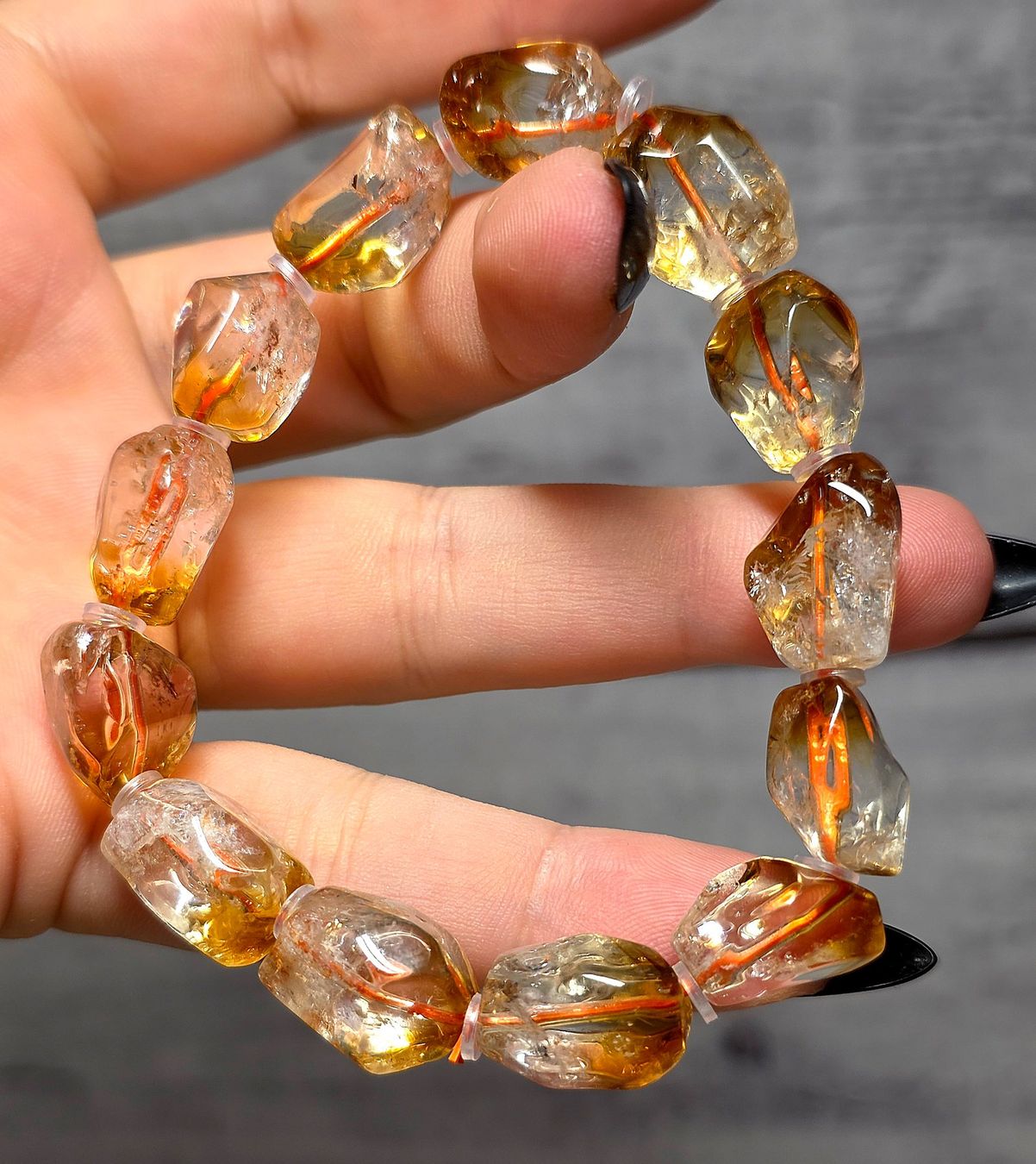 Minerali & Pietre curative: Citrin Freiform Armband B – Nuovo e nell'imballaggio originale da Matzingen venduto da Shay_Crystalz