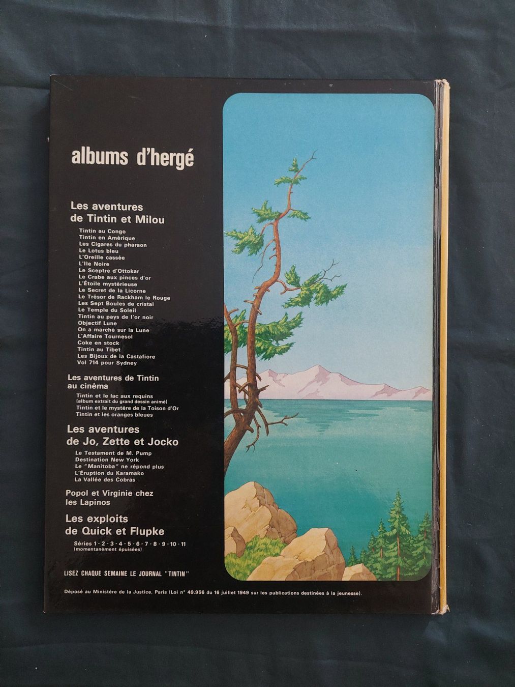 Fumetti: Tintin et le Lac aux Requins EO 1973 BE+ – Usato da Genève venduto da Blu_BD 1